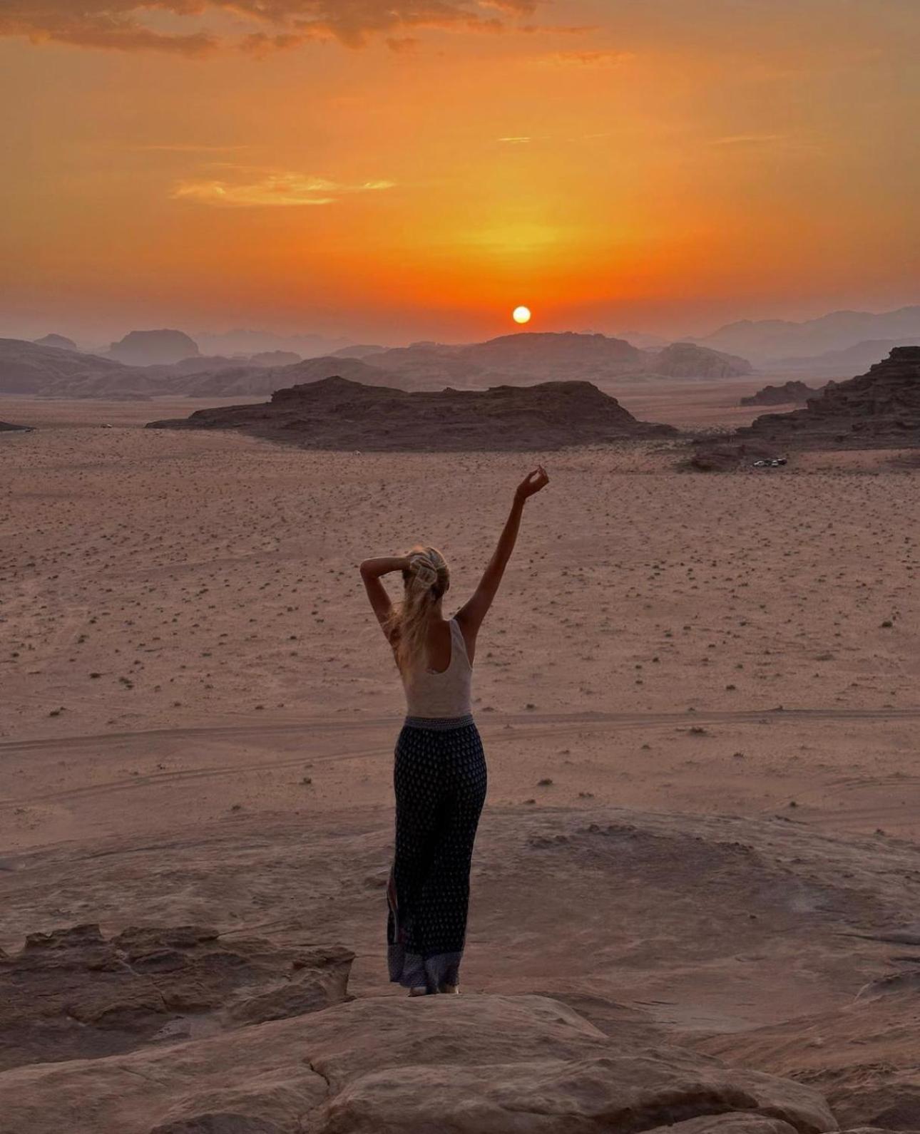 فندق Wadirum Sunset Camp وادي رم المظهر الخارجي الصورة